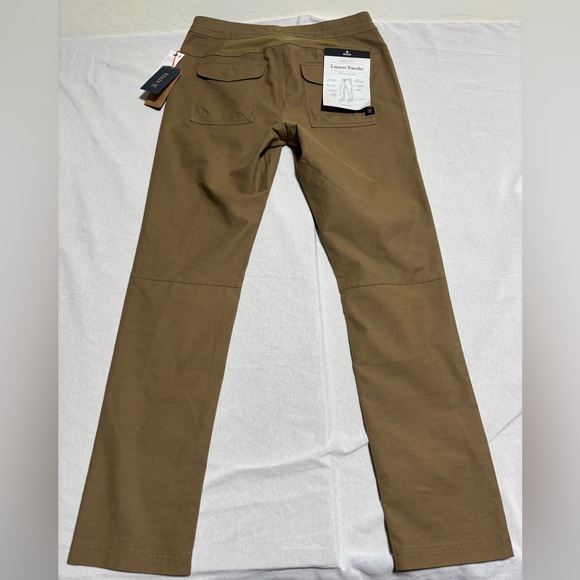 Men’s Roark Layover Traveler Pants Military Green Draw String Size 30 NWT - Picture 9 of 15